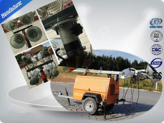 China Einzylinder Diesel Anhänger Mobilleuchtturm Miete mit Luftkühlung fournisseur