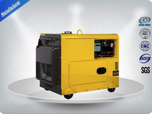 China stiller Dieselgenerator 4.5kva für Hauptgebrauch 3 DB des Phasen-tragbares Generator-Satzes 72 mit Digital-Platte, stilles Feld fournisseur