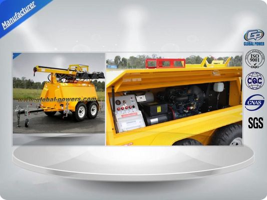 50Hz Baustellen-Notfall-Mobil-Lichtmast 8 Stunden Dauerbetrieb fournisseur