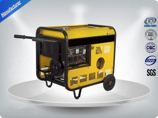 11 Kva Geräuscharmer Portable Generator Set Vertikal 97 dB mit offenem Rahmen fournisseur