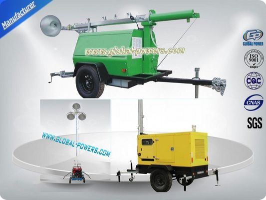 Mobiler Beleuchtungsturm mit Überdachung, Tragbare Lichtmasten mit 750-W-Solarmodulen fournisseur