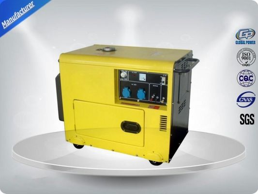 stiller Dieselgenerator 4.5kva für Hauptgebrauch 3 DB des Phasen-tragbares Generator-Satzes 72 mit Digital-Platte, stilles Feld fournisseur